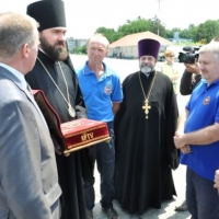 Священнослужители Пятигорской епархии совершили воздушный Крестный ход над Кабардино-Балкарией