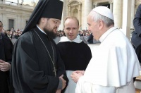 Делегация Отдела внешних церковных связей посетила Ватикан и встретилась с Папой Римским Франциском