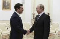 Владимир Путин вручил Алексису Ципрасу икону, вывезенную нацистами из Греции