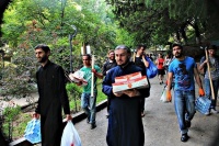 Москва: на грузинском подворье идет сбор помощи для пострадавших в Тбилиси