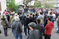 Швейцария: В Базеле прошел митинг против открытия крупнейшего центра саентологии (ФОТО)