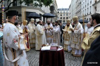 Епископ Корсунский Нестор принял участие в освящении кафедрального храма Румынского патриархата в Париже