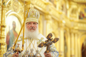 Святейший Патриарх Кирилл совершил чин великого освящения храма в честь иконы Божией Матери