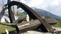 В Италии рухнул 30-метровый крест, установленный в честь Иоанна Павла II