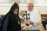 Католикос Всех Армян Гарегин II встретился с Папой Франциском
