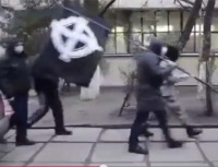 Фашисты на улицах Львова