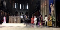 В соборе Нотр-Дам-де-Пари совершено православное всенощное бдение