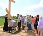 В микрорайоне Ольшанка г.Гродно установлен поклонный крест на месте строительства будущего храма в честь святителя Спиридона Тримифунтского