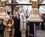 Митрополит Владимир освятил крест и колокола для колокольни Свято-Ольгинского храма Киева