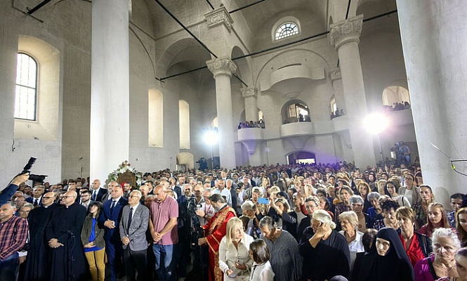 Сербы отметили 150-летие соборного храма Св.Троицы в Мостаре