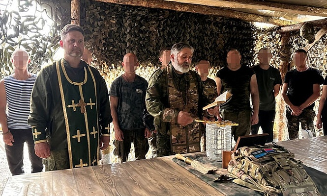 Священники Волгоградской епархии духовно окормляют воинов в зоне СВО