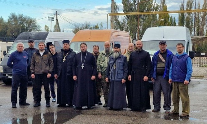 Ростовская-на-Дону епархия передала очередную гуманитарную помощь в Херсонскую область