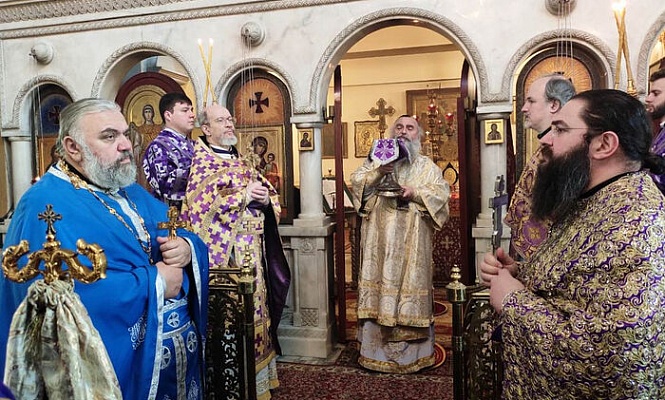 Иерарх Грузинской Церкви совершил Литургию в московском храме, где окормляется грузинская православная диаспора