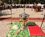 Освящены кресты и купола для храма петербургского университета МВД России