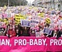 25 тысяч человек вышло на улицы Дублина протестовать против легализации абортов
