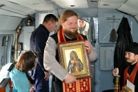 Впервые в Калужской епархии совершен воздушный крестный ход 