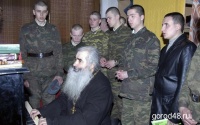 В Липецке выступил православный солдатский хор «За Веру и Отечество»