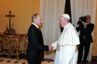 Владимир Путин встретился с Папой Римским Франциском