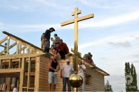 В Харьковской области построили "храм за один день"