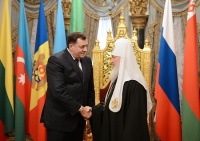 Святейший Патриарх Кирилл встретился с Президентом Республики Сербской