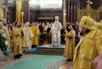В день своего рождения Патриарх Кирилл совершил Литургию в Храме Христа Спасителя