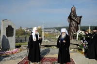 Патриарх Кирилл открыл в Минске памятник Святейшему Патриарху Алексию