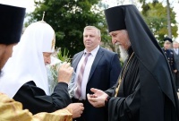 Предстоятель Русской Церкви посетил Псково-Печерский монастырь
