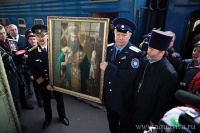 Икона с частицей мощей святого Феодосия Черниговского доставлена в Санкт-Петербург
