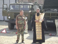 На российской базе в Армении освящены тысячи единиц техники