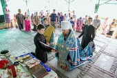 Управляющий делами Украинской Православной Церкви посетил центр социальной адаптации для беженцев в Киевской области