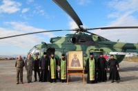 Вертолетный крестный ход состоялся в Петропавловске-Камчатском