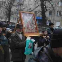 Крестный ход в Киеве в день Державной иконы Божией Матери