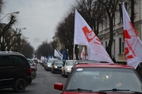 В Бресте состоялся масштабный автопробег с атрибутикой движения «ЗА — запрет абортов!»