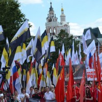 В двух шагах от Государственной Думы прошёл объединённый патриотический митинг 