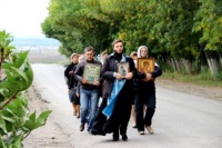 Крестный ход из поселка Маслова Пристань в село Поляна