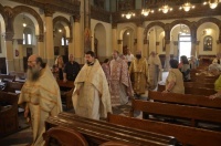 Престольный праздник в храме св. Константина и Елены Александрийского Патриархата