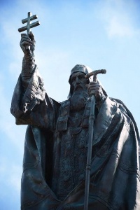 Освящение памятника Патриарху Ермогену