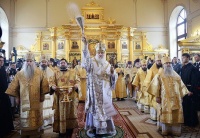 Святейший Патриарх Кирилл освятил в Саратове храм св. ап. Иоанна Богослова