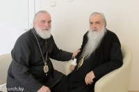 Митрополит Минский и Слуцкий Павел посетил в больнице митрополита Филарета