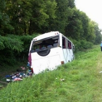 В Черниговской области попал в аварию автобус с паломниками
