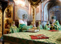 В день преставления преподобного Сергия Радонежского Патриарший Экзарх всея Беларуси принял участие в торжествах в Троице-Сергиевой Лавре