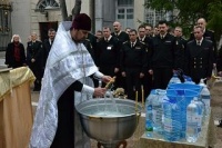 В штабе Черноморского флота совершили Великое освящение воды