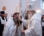 В праздник Преображения Господня Предстоятель Русской Церкви совершил Литургию в Преображенском соборе Соловецкого монастыря