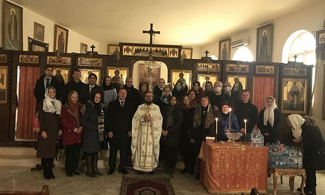 В Представительстве Русской Православной Церкви в Дамаске состоялось празднование Крещения Господня