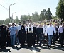 Крестный ход из г. Хотьково в Сергиев Посад завершился Патриаршим молебном на Благовещенском поле