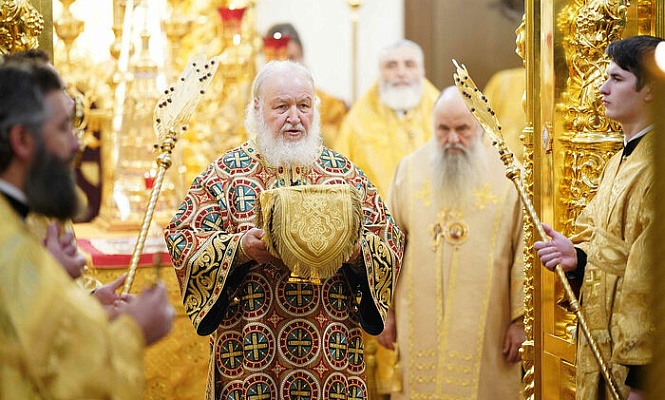 Патриарх Кирилл: Ни при каких обстоятельствах народ наш не должен отказываться от веры в Господа