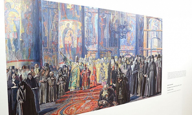 В Белграде открылся проект «Святые новомученики и праведники Павла Корина»
