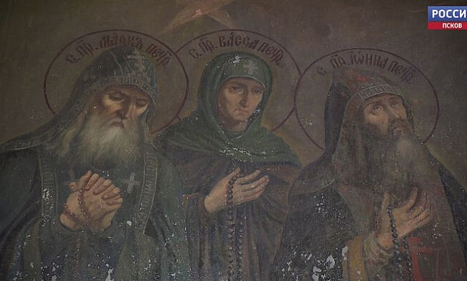 В Псково-Печерском монастыре вспоминают преподобных Вассу и Симеона