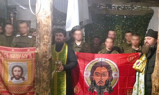 Священники Брянской епархии посетили воинское подразделение в приграничной зоне СВО