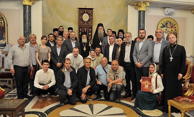 Иерусалимский Патриарх встретился с Черногорским митрополитом